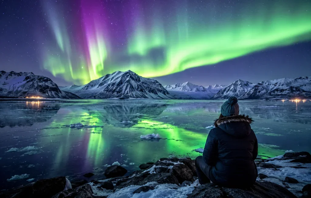 Auroras boreales en Alaska